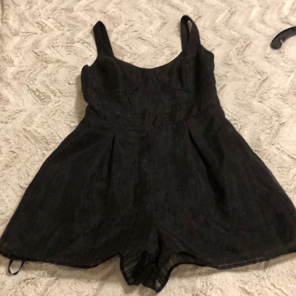 All black romper